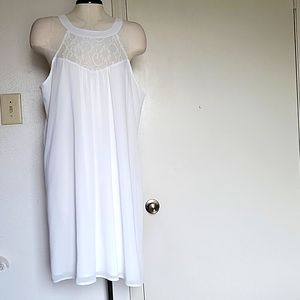 Dreagal Women's Floral Lace Sheer Dress